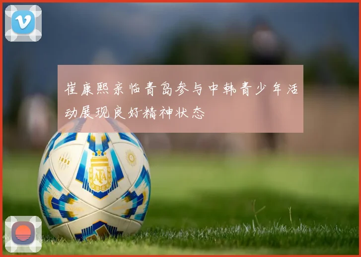 崔康熙亲临青岛参与中韩青少年活动展现良好精神状态